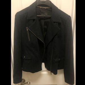 Black Structured Jacket- BANANA REPUBLIC